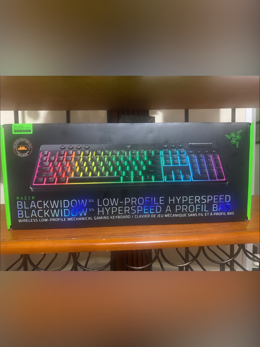 Razer BlackWidow V4 Low-Profile RGB Gaming Keyboard - Black (Brand New Sealed)